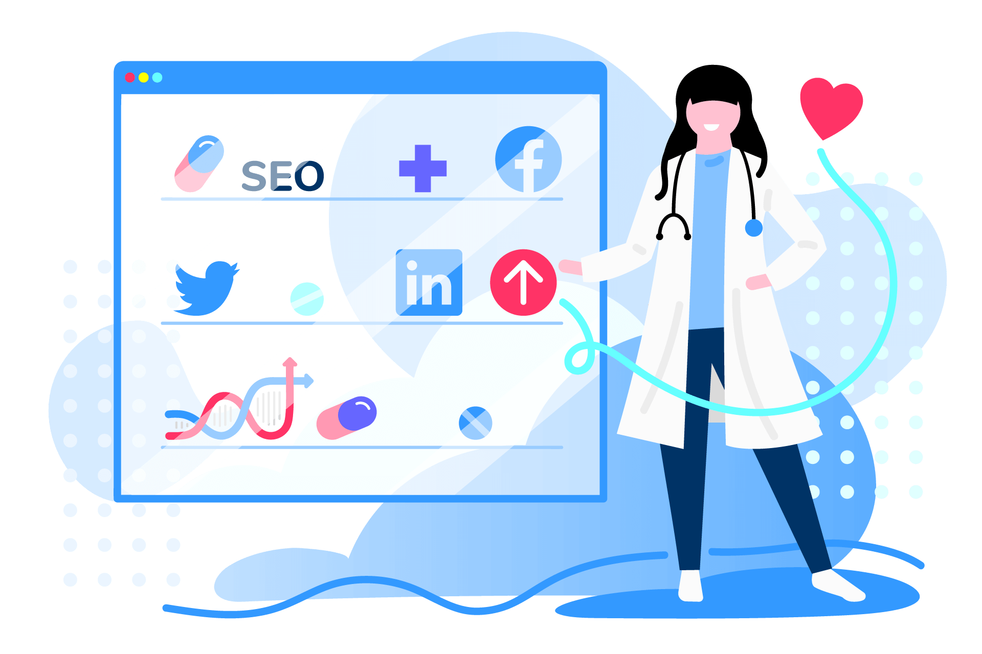 Kompleksowy marketing dla lekarzy i weterynarzy. SEO, Social Media oraz kampanie Google Ads